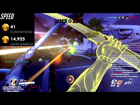 Necros Fastest Genji Main - 41 elims! [ Overwatch Season 30 Top 500 ]