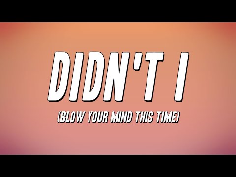 The Delfonics - Didn't I (Blow Your Mind This Time) [Lyrics]