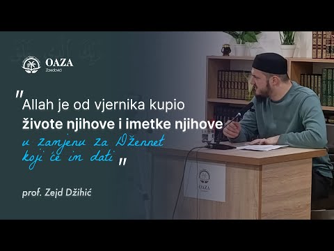 Traženje znanja je poput borbe na Allahovom putu - prof. Zejd Džihić