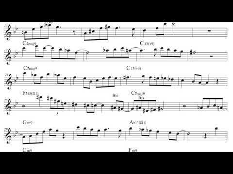"Naima" Jazz Improvisation Etude - Justin Pierce, tenor saxophone