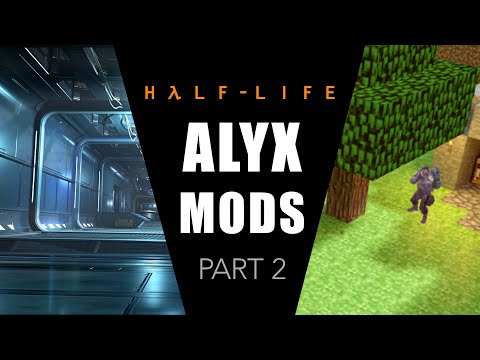 Ben Plays VR - Halo, Minecraft, and Headcrab Dance Clubs! - Half-Life: Alyx Mods (Part 2)