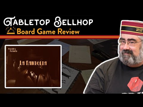 A Spoiler Free Review of La Famiglia, an escape room in a box style board game / puzzle game