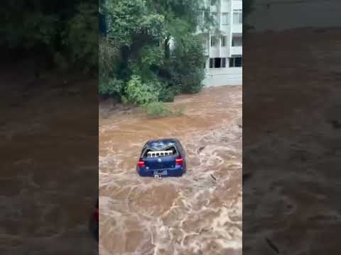 Veja os efeitos das chuvas em Joaçaba Santa Catarina