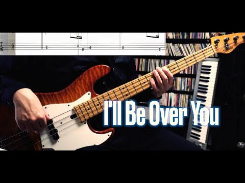 TOTO - I'll Be Over You (Bass Cover) Bass TAB / for 4 strings!!!!