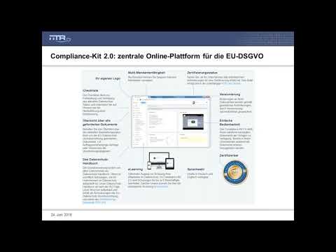 Compliance-Kit 2.0 – Datenschutz-Management-System für die EU-DSGVO [Webinar]
