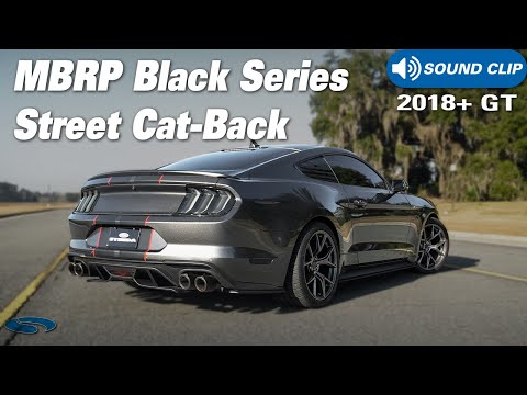 2018+ Mustang GT: MBRP Street Cat-Back Exhaust | Sound Clips