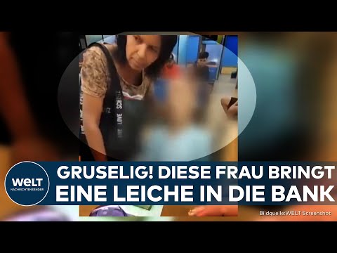 BRASILIEN: Unglaublicher Fall! Diese Frau schiebt in Rio de Janeiro eine Leiche in die Bank!