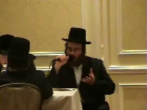 Isaac Honig singing at the Bar Mitzvah of Rafael Schonfeld in Williamsburg