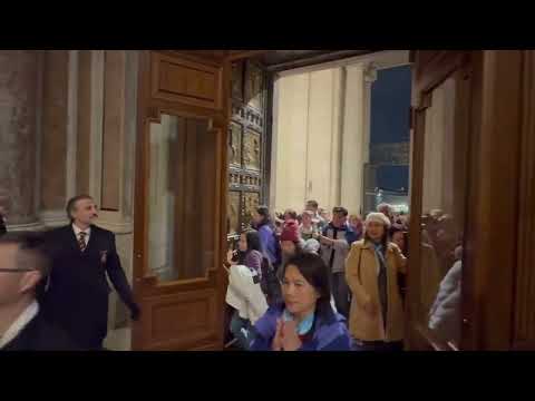 CJB - Walking through the Holy Door in Rome