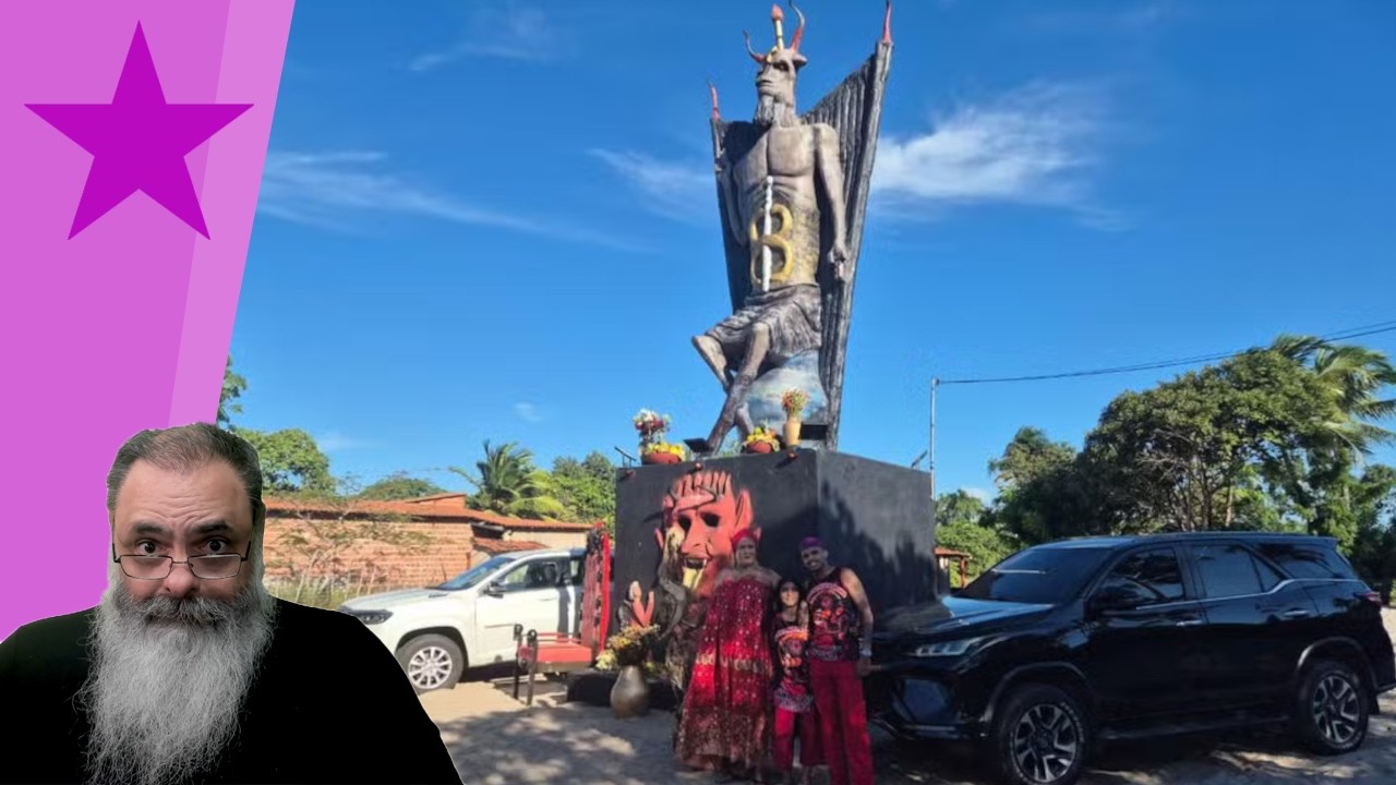 ESTÁTUA de 11 METROS do DIABO CAUSA POLÊMICA no CEARÁ