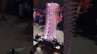 Amazing earthquake testing  over  high rise buildings #architecture #structure #testing
