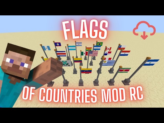 [1.19.2; 1.18.2] Flags of countries RC Minecraft Mod