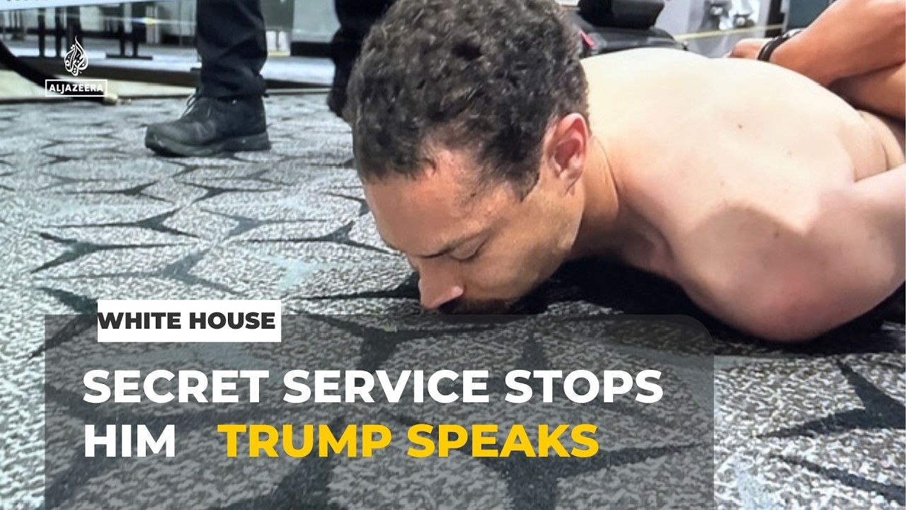 Secret service stops armed Suspect : Trump speaks after apparent assassination attempt