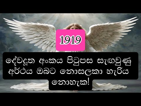 දේවදූත අංකය 1919: ඔබට ඇසිය යුතු බලවත් පණිවුඩය අගුළු හරින්න! | Angel Number 1919 - A Powerful Message
