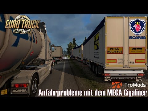 ETS2 I Scania R500 ★ Starting problems with the MEGA Gigaliner ★ #496 ProMods- Tour [German/HD]
