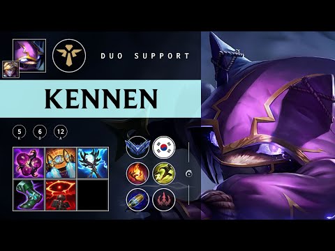 Kennen Support vs Rakan - KR Diamond Patch 25.24