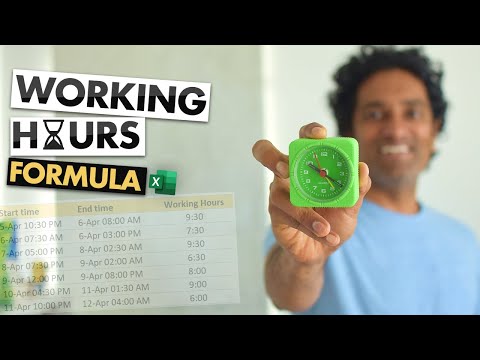 How-to calculate time difference (working hours) in Excel? (Easy formula ⏱)