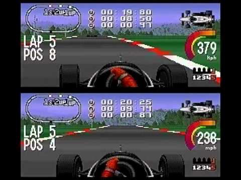 Newman Haas IndyCar featuring Nigel Mansell Megadrive