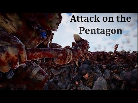 Attack On The Pentagon : 2,400,000 Zombies VS 50K US Army | Ultimate Epic Battle Simulator 2 | UEBS2