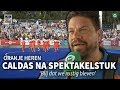 Max Caldas na spektakelstuk: 'Blij dat we rustig bleven'