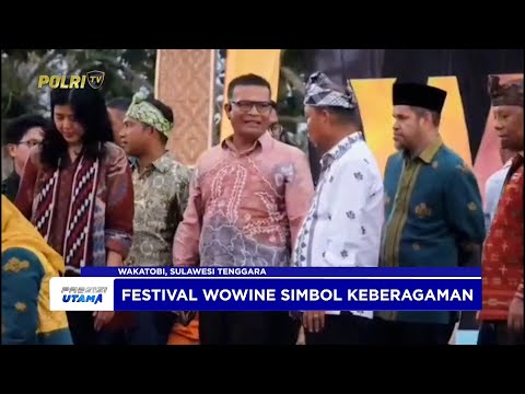 KAPOLRES WAKATOBI HADIRI PENUTUPAN FESTIVAL WOWINE 2025