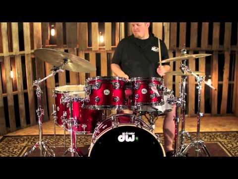 DW Red Sparkle With Chrome Hardware