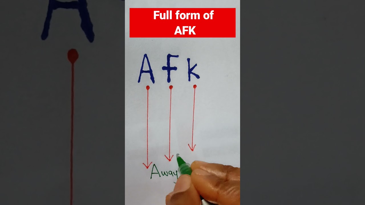 Full form of AFK.#shorts #fullform #afk