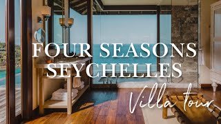 FOUR SEASONS MAHE FULL VILLA TOUR 4K ✅ Hilltop Ocean-View Pool Villa Presentatio