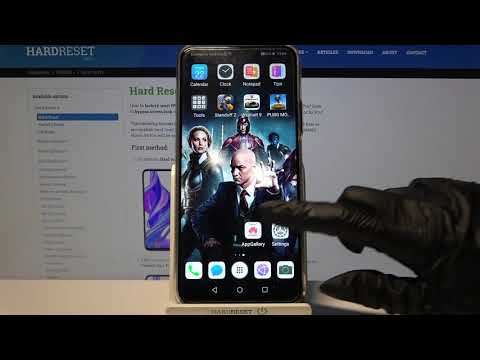 Turn On High Contrast Text / Accessibility Settings - HUAWEI Honor 9x Pro