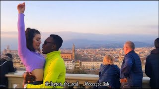 Praiz ft Sarkodie - Me &amp; You 🇳🇬 (dancing in Michelangelo Square 🇮🇹 )