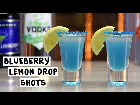 Blueberry Lemon Drop Shots