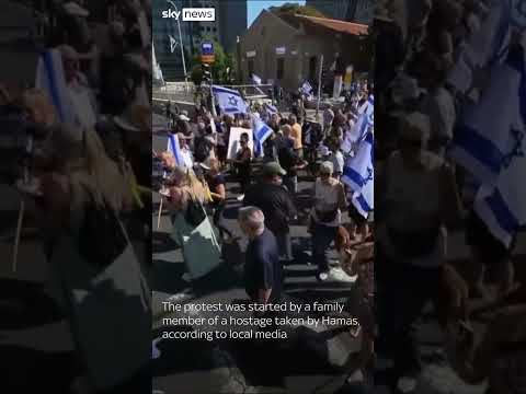 231016   Protests against Netanyahu in Israel