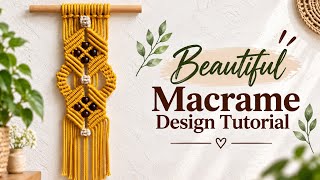 Macrame Design Tutorial | Macrame Design 2026 | DIY Macrame Design | Macrame Design | DIY Macrame 