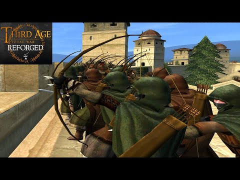 THE MEN OF THE WEST DEFEND DALE (Siege Battle) - Third Age: Total War (Reforged)