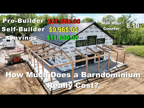 How Much Does a Barndominium Really Cost - "Pro Vs Self Builder"