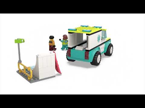 Конструктор LEGO City Карета швидкої допомоги та сноубордист (60403)