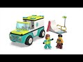 60403 LEGO® City Greitosios Pagalbos Automobilis Ir Snieglentininkas 
