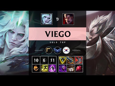 Viego Top vs Darius - KR Diamond Patch 25.14