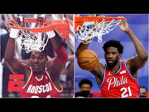JWill分析了Joel Embiid "如此可怕 "的原因，並將他與Hakeem Olajuwon進行了比較。 (JWill breaks down what makes Joel Embiid 'so scary' and compares him to Hakeem Olajuwon | KJZ)