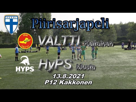 Piirisarja P12 KOOSTE Valtti Keltainen - HyPS musta 13.8.2021