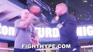 BILLY JOE SAUNDERS DESTROYS MITTS WITH POWER AND SPEED; EAGER TO LIGHT UP SERA AFTER YEAR LAYOFF