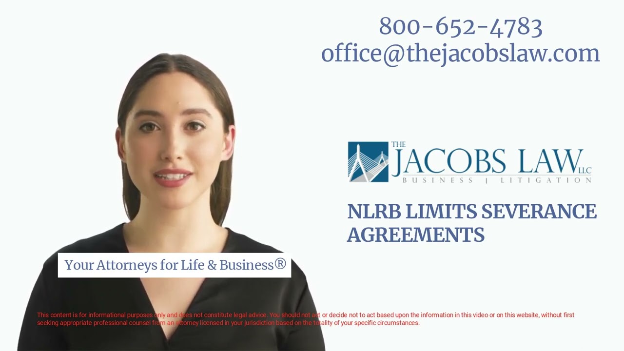 NLRB LIMITS SEVERANCE AGREEMENTS