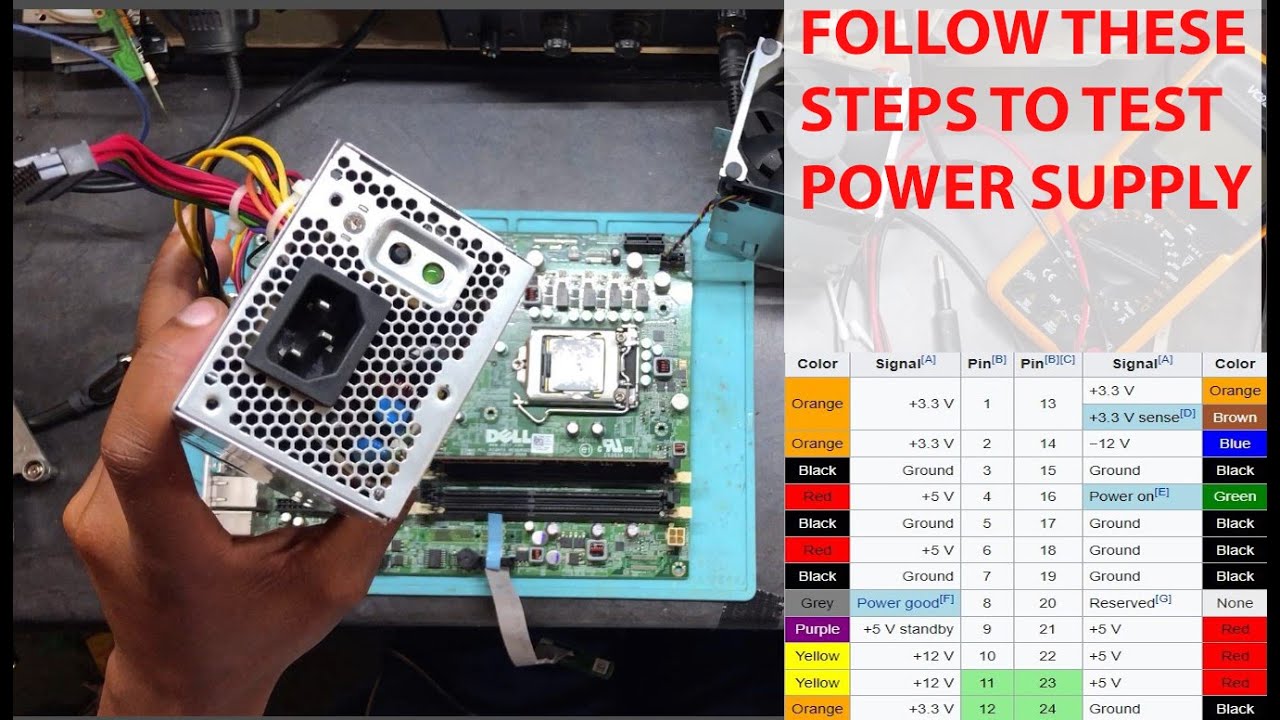 How do I test my Dell Optiplex power supply? More REF
