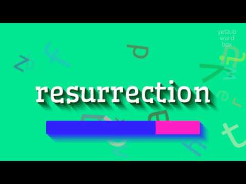 RESURRECTION - HOW TO PRONOUNCE IT? #resurrection