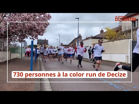Deuxième édition de la color run à Decize