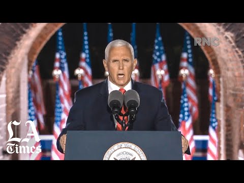 Vice President Mike Pence touts 'law and order' at RNC as protests grow