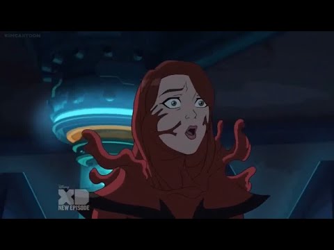 Mary Jane turns Into Carnage Queen | Ultimate Spider-Man season 4