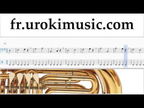Comment Jouer du Tuba Passenger - Let Her Go Tab Tablature Partie#1 Exerce um-i829
