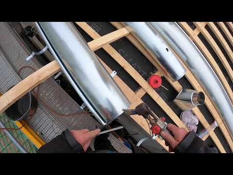 Zink Dachrinne montieren - Dachdecker in Grimma