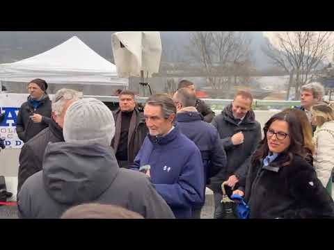 INAUGURAZIONE DEL QUARTO PONTE, PRESENTI IL MINISTRO SALVINI E IL PRESIDENTE FONTANA